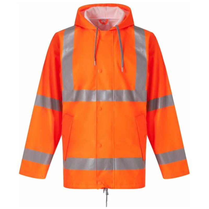 Ademend regenjasje Hi-Vis Soft Flex