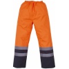 Hi vis waterproof over trousers