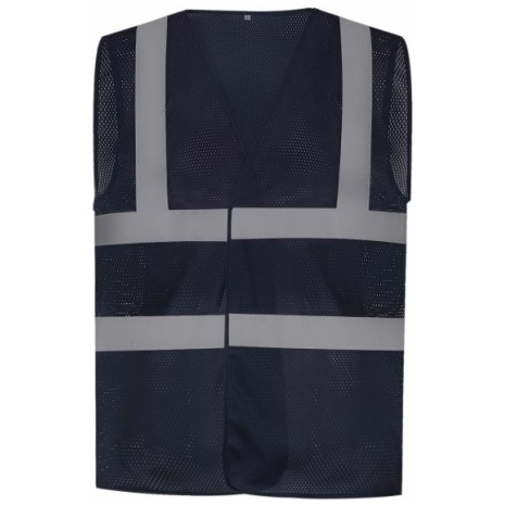 Hoge zichtbaarheid vest van gerecycleerd gaas