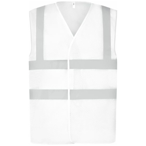 Hoge zichtbaarheid vest van gerecycleerd gaas
