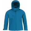 Kids' hooded softshell jacket