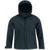 Kids' hooded softshell jacket