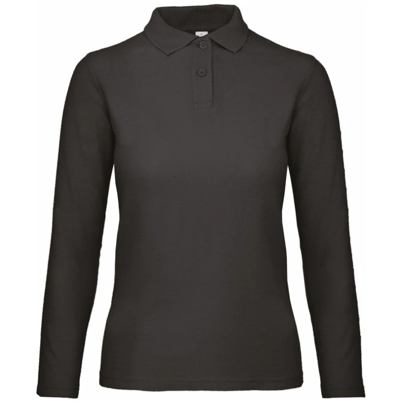 ID.001 Ladies' long-sleeve polo shirt