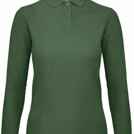 ID.001 Ladies' long-sleeve polo shirt