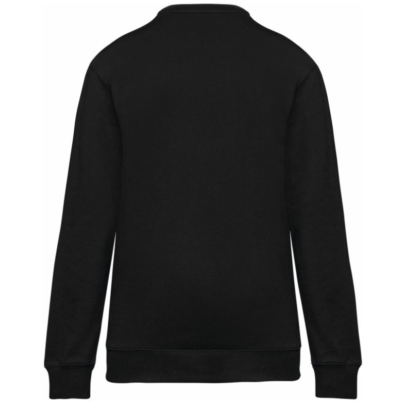 Day To Day unisex sweater met zip contrasterende zak