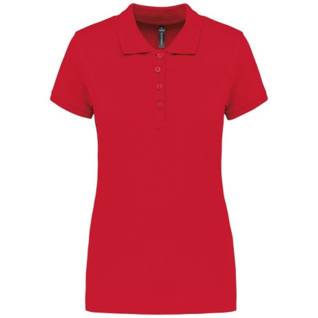 Piqué-damespolo korte mouwen
