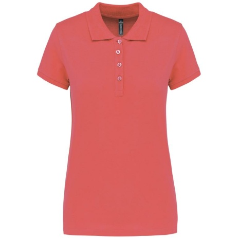 Piqué-damespolo korte mouwen