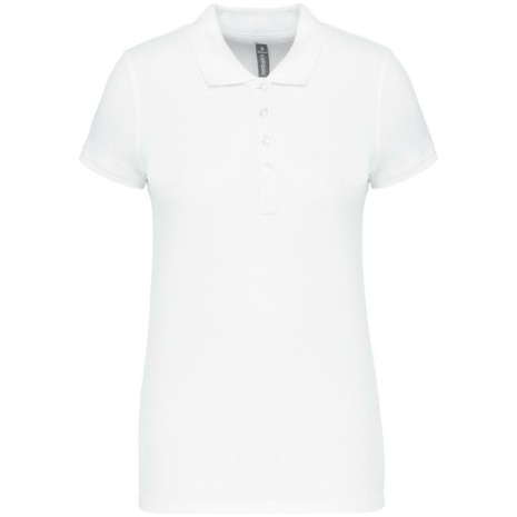 Piqué-damespolo korte mouwen