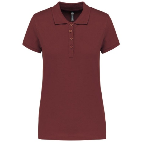 Piqué-damespolo korte mouwen