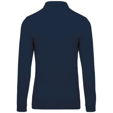 Piqué-herenpolo lange mouwen