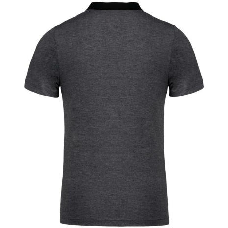 Tweekleurige herenpolo jersey