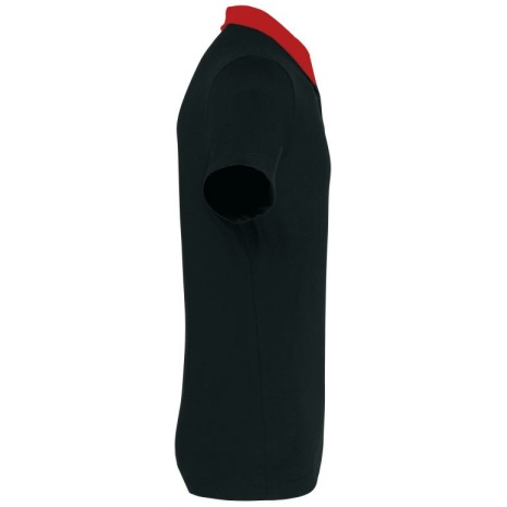 Tweekleurige herenpolo jersey