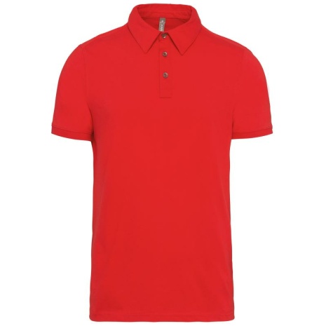 Herenpolo korte mouwen van jersey