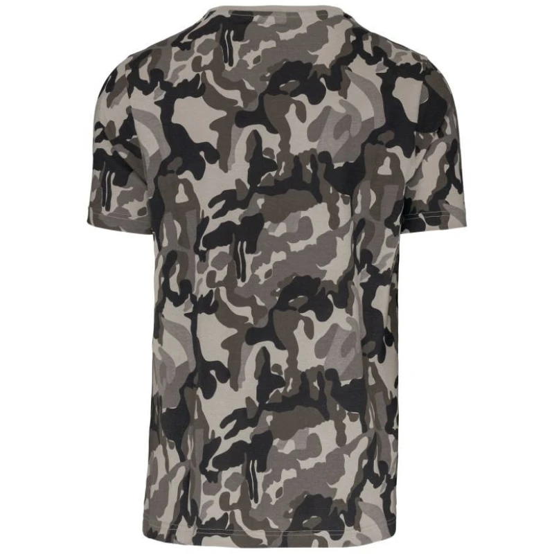 T-shirt camo korte mouwen