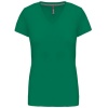 Dames T-shirt V-hals Korte Mouwen