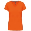 Dames T-shirt V-hals Korte Mouwen