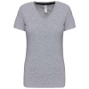 Dames T-shirt V-hals Korte Mouwen