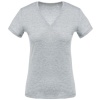 Ladies' short-sleeved V-neck T-shirt