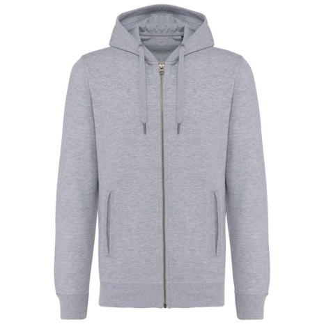 Ecologische uniseks sweater met capuchon en rits