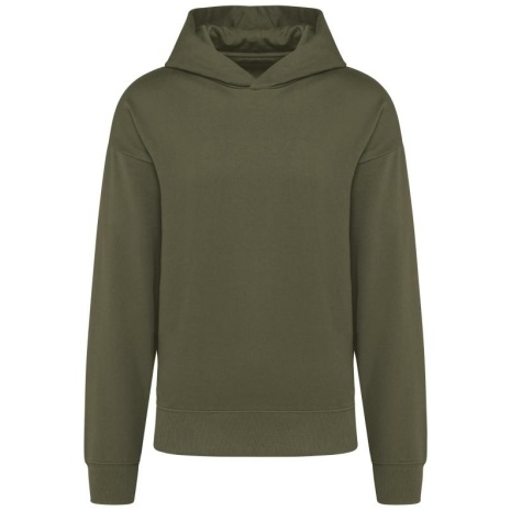 Oversized fleece sweater met capuchon