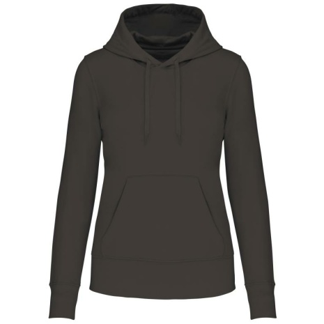 Ecologische damessweater met capuchon