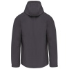 Heren softshell jas met afneembare capuchon