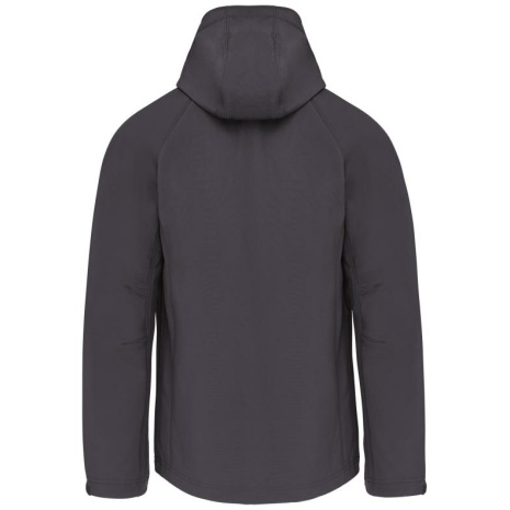 Heren softshell jas met afneembare capuchon
