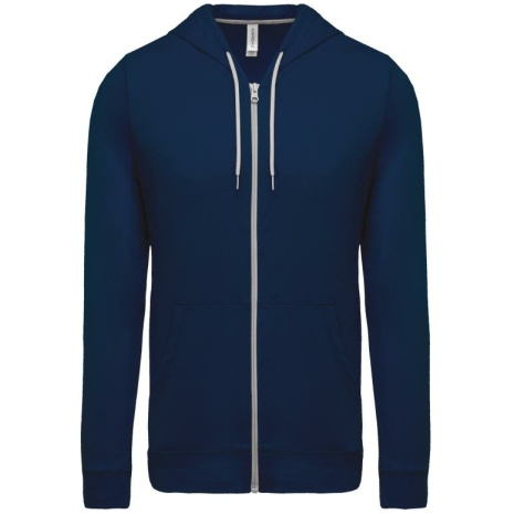 Hooded vestje van licht katoen