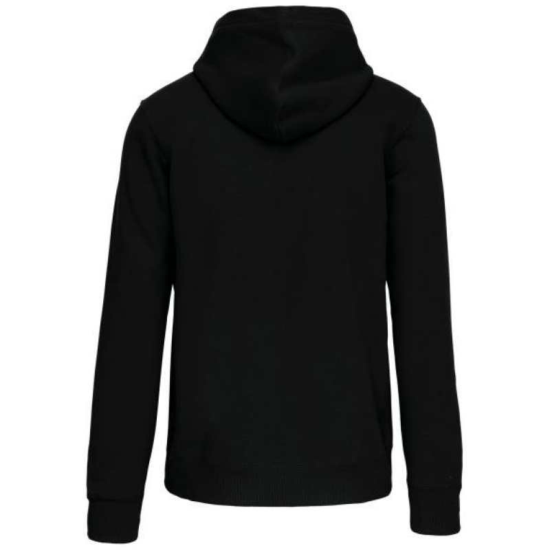 Hooded sweater met rits