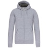 Hooded sweater met rits