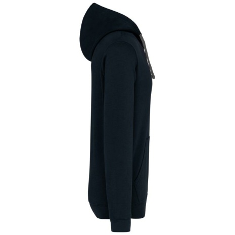 Hooded sweater met contrasterde capuchon