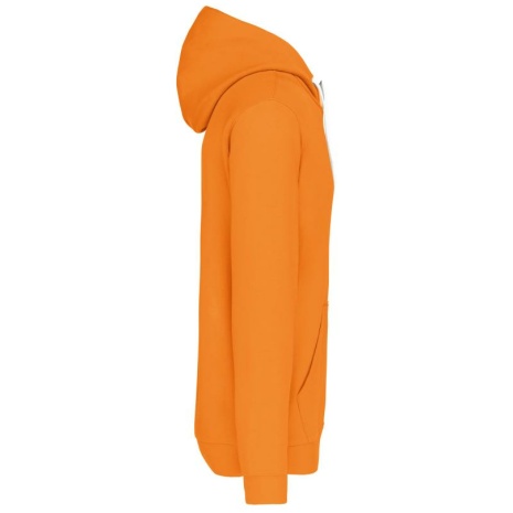 Hooded sweater met contrasterde capuchon