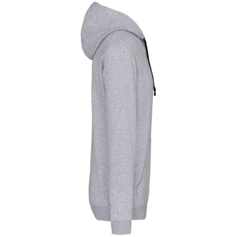 Hooded sweater met contrasterde capuchon
