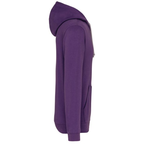 Hooded sweater met contrasterde capuchon