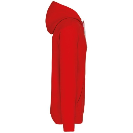 Hooded sweater met contrasterde capuchon