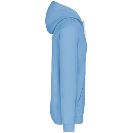 Hooded sweater met contrasterde capuchon