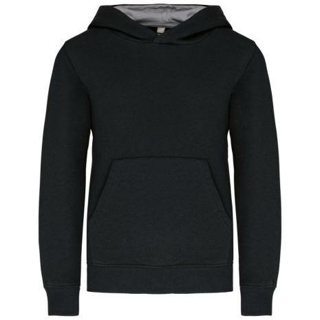 Kinder hooded sweater met gecontrasteerde capuchon