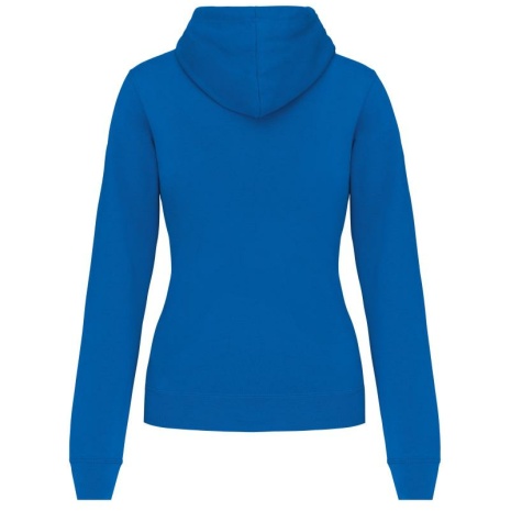 Damessweater met capuchon in contrasterende kleur