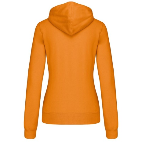 Damessweater met capuchon in contrasterende kleur