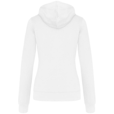 Damessweater met capuchon in contrasterende kleur