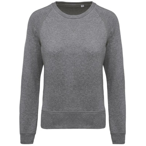 Damessweater BIO ronde hals raglanmouwen