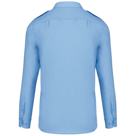 Herenpilootoverhemd lange mouwen