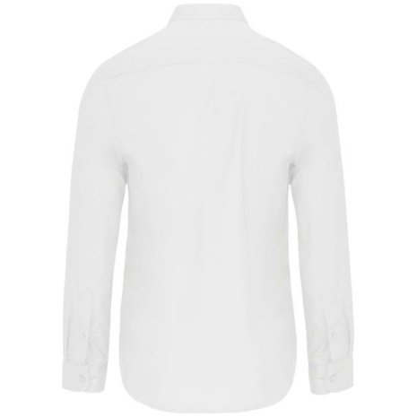 Herenoverhemd met "Mao" kraag lange mouwen