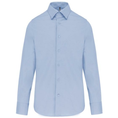 Heren stretch overhemd lange mouwen