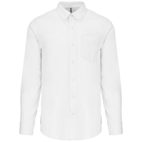 Heren Oxford overhemd lange mouwen