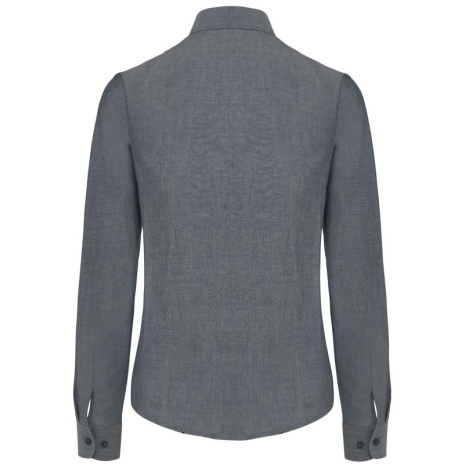 Dames Oxford blouse lange mouwen