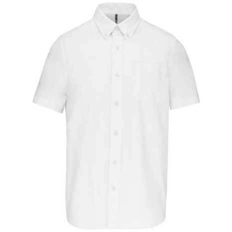 Heren Oxford overhemd korte mouwen