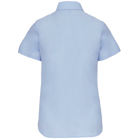 Dames Oxford blouse korte mouwen