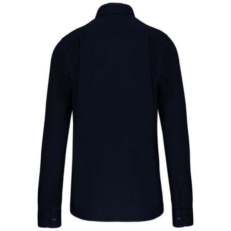 Heren poplin overhemd lange mouwen