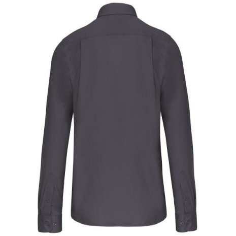 Heren poplin overhemd lange mouwen